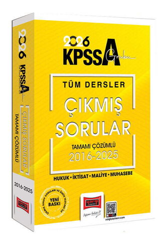 Yargı 2026 KPSS-A Grubu Tüm Dersler 2016-2025 Tamamı Çözümlü Çıkmış Sorular Yargı Yayınları Yargı 2026 KPSS-A Grubu Tüm Dersler 2016-2025 Tamamı Çözümlü Çıkmış Sorular Yargı Yayınları