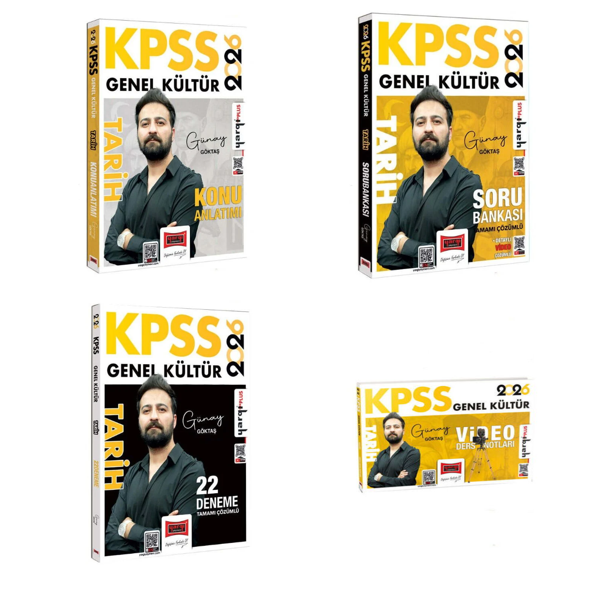 Yargı 2026 KPSS Genel Kültür Tarih Konu + Soru + Deneme + Ders Notu Seti 4 Kitap Yargı Yayınları Yargı 2026 KPSS Genel Kültür Tarih Konu + Soru + Deneme + Ders Notu Seti 4 Kitap Yargı Yayınları