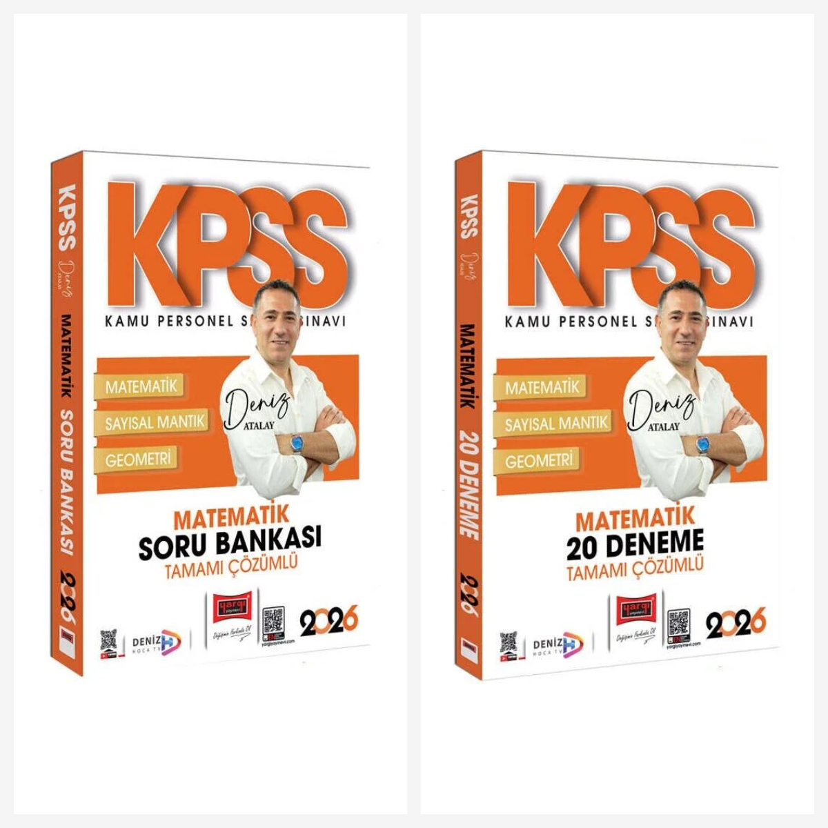 Yargı 2026 KPSS Matematik Çözümlü Soru Bankası ve Deneme Seti - Deniz Atalay Yargı Yayınları