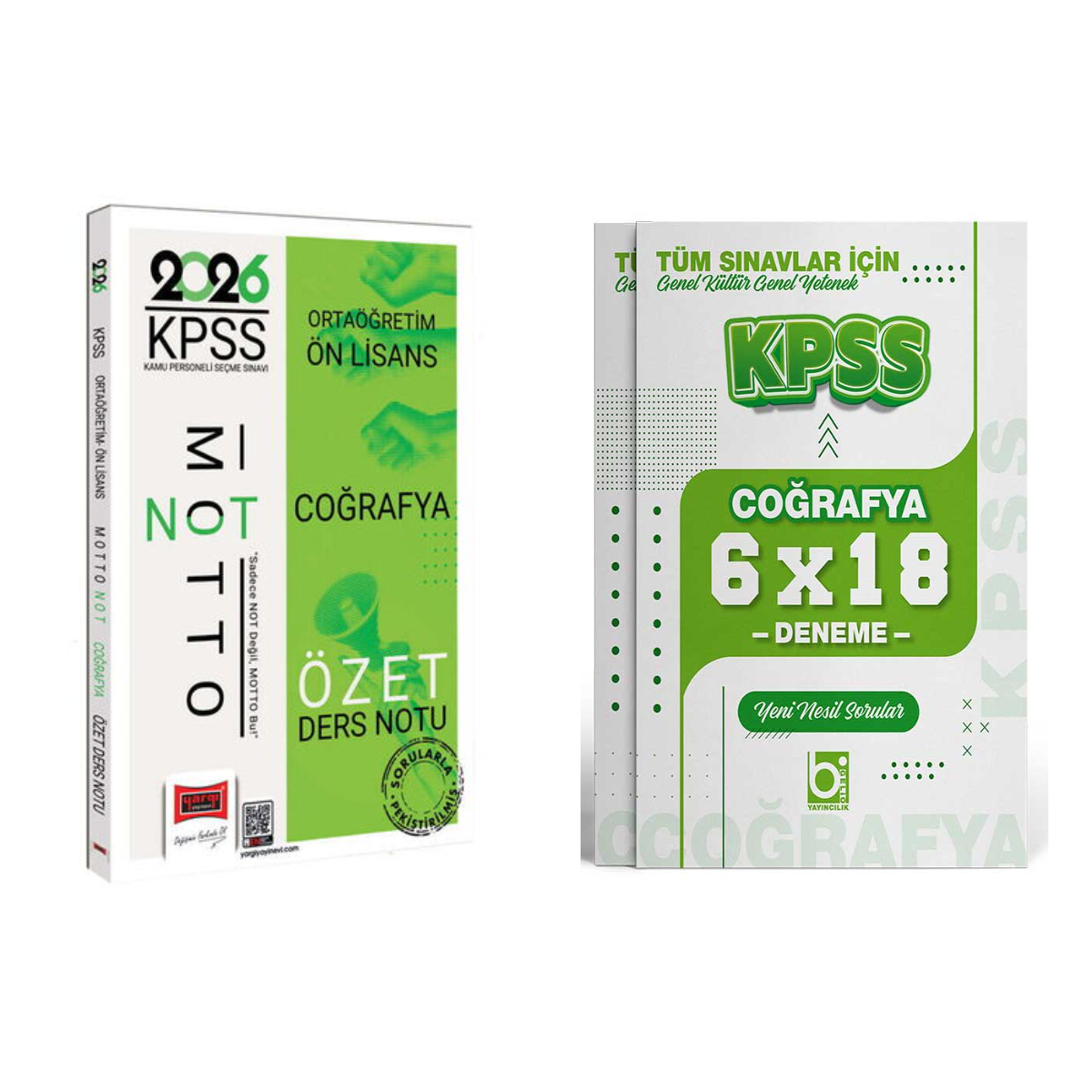 Yargı 2026 KPSS Ortaöğretim Ön Lisans Coğrafya Özet Ders Notu ve Deneme Seti Yargı ve Bigelio Yayınları