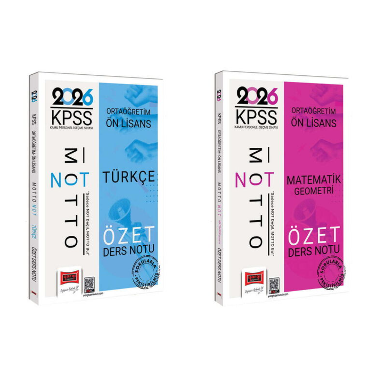 Yargı 2026 KPSS Ortaöğretim Ön Lisans Motto Serisi Genele Yetenek Özet Ders Notu Seti Yargı Yayınları