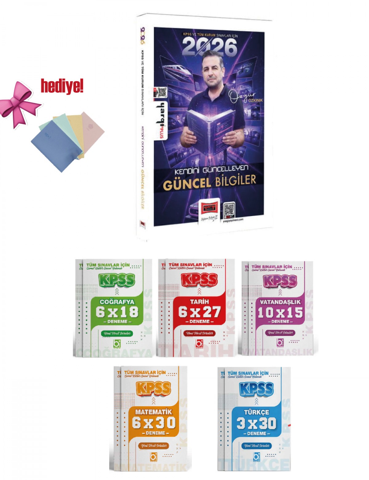 Yargı 2026 KPSS ve Tüm Kurum Sınavları İçin Kendini Güncelleyen Güncel Bilgiler ve Deneme Seti 6 Kitap Yargı ve Bigelio Yayıncılık Yargı 2026 KPSS ve Tüm Kurum Sınavları İçin Kendini Güncelleyen Güncel Bilgiler ve Deneme Seti 6 Kitap Yargı ve Bigelio Yayıncılık