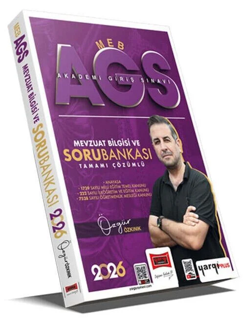 Yargı 2026 MEB-AGS Mevzuat Bilgisi ve Soru Bankası Çözümlü - Özgür Özkınık Yargı Yayınları Yargı 2026 MEB-AGS Mevzuat Bilgisi ve Soru Bankası Çözümlü - Özgür Özkınık Yargı Yayınları