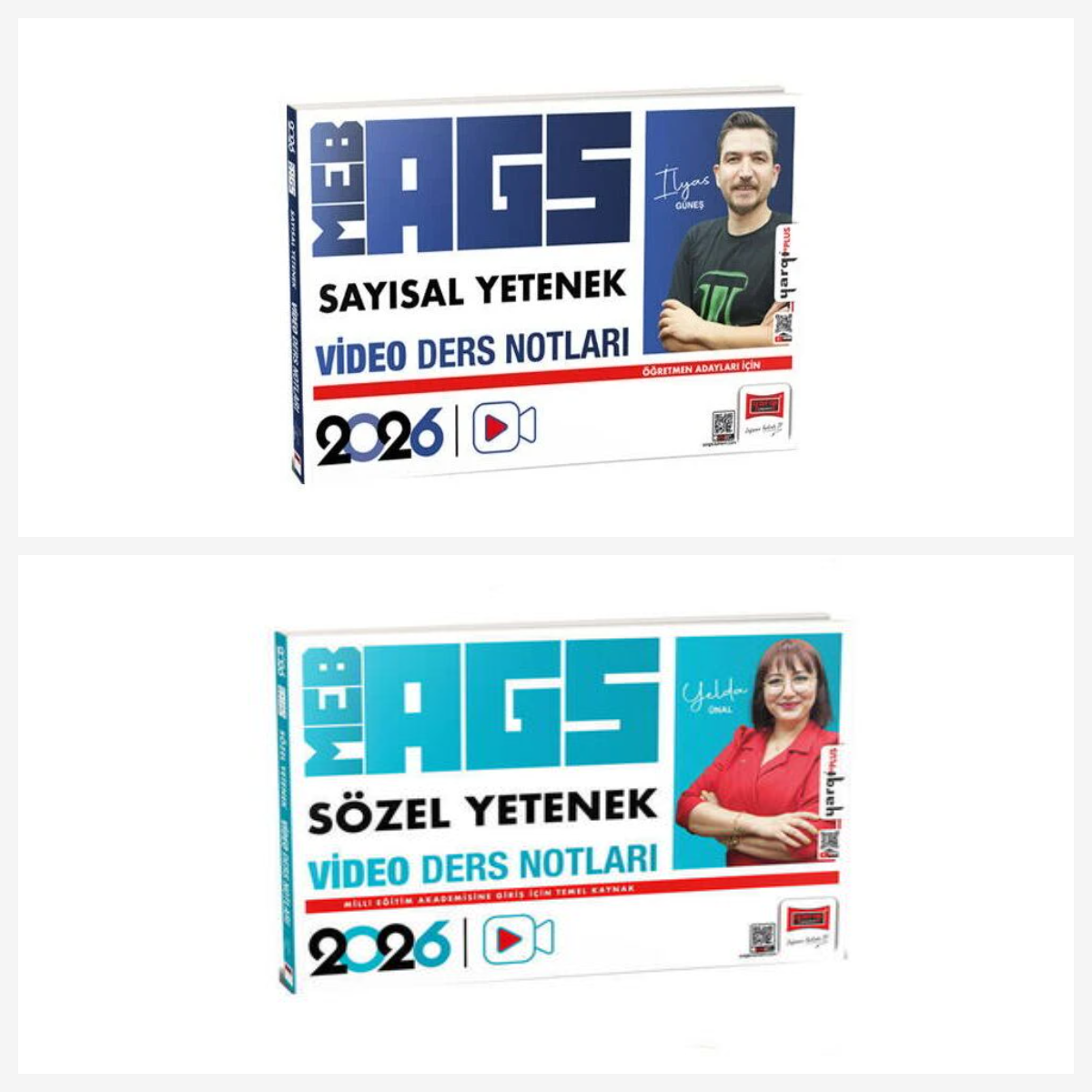 Yargı 2026 MEB-AGS Öğretmen Adayları İçin Sayısal - Sözel Yetenek Video Ders Notları Seti Yargı Yayınları