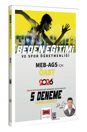 Yargı 2026 ÖABT MEB-AGS Beden Eğitimi ve Spor Öğretmenliği Tamamı Çözümlü 5 Deneme Yargı Yayınları Yargı 2026 ÖABT MEB-AGS Beden Eğitimi ve Spor Öğretmenliği Tamamı Çözümlü 5 Deneme Yargı Yayınları