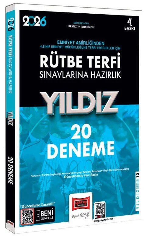 Yargı 2026 Rütbe Terfi 20 Deneme Çözümlü Yıldız Serisi Yargı Yayınları Yargı 2026 Rütbe Terfi 20 Deneme Çözümlü Yıldız Serisi Yargı Yayınları