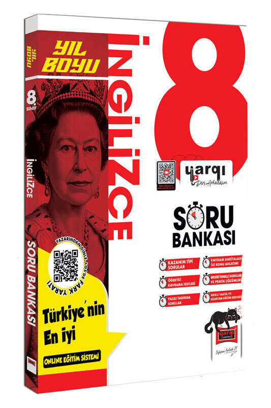 Yargı 8.Sınıf LGS İngilizce Yıl Boyu Soru Bankası Yargı Yayınları Yargı 8.Sınıf LGS İngilizce Yıl Boyu Soru Bankası Yargı Yayınları