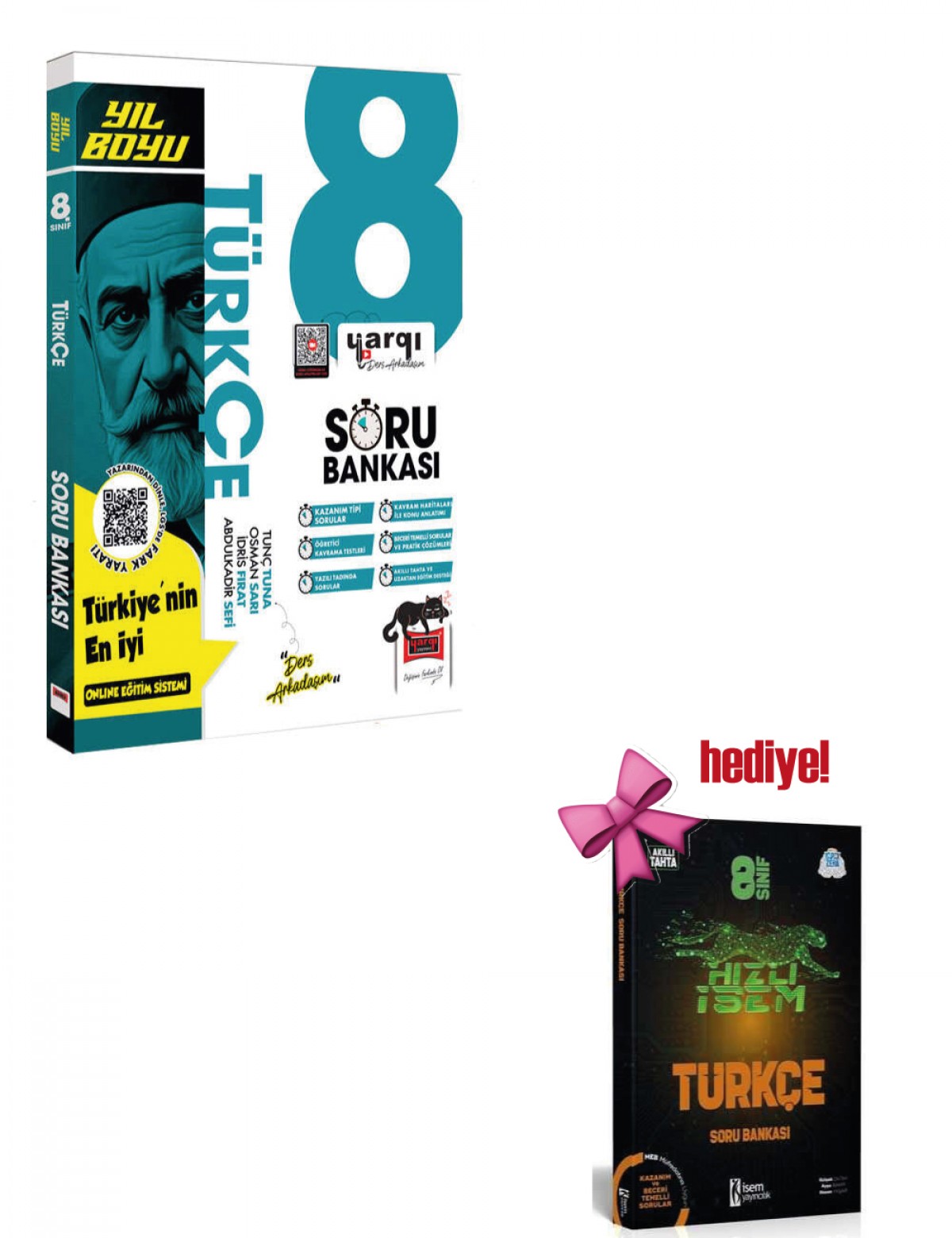 Yargı 8.Sınıf LGS Türkçe Yıl Boyu Soru Bankası + Türkçe Soru Hediyeli