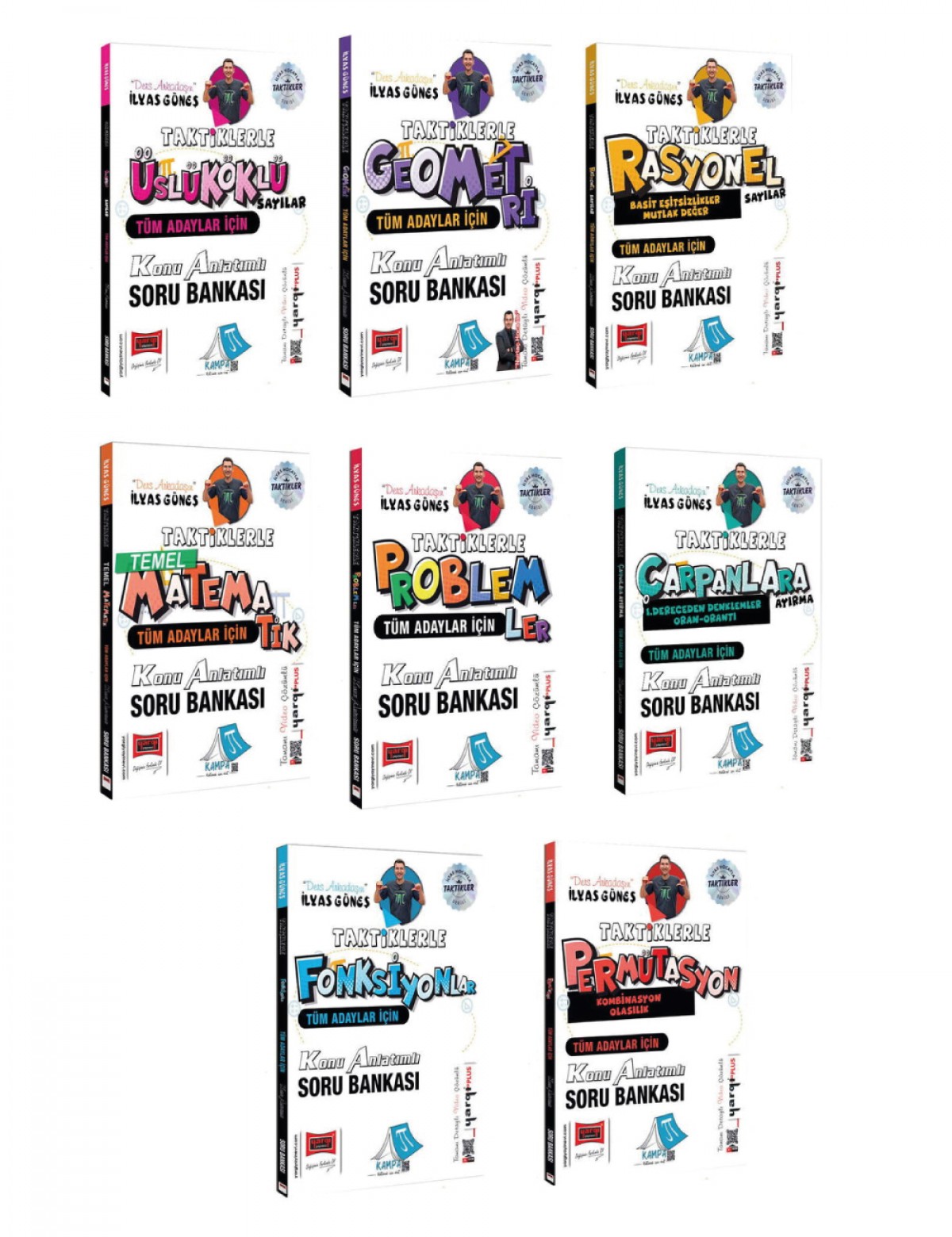 Yargı Taktiklerle Tüm Dersler Konu Anlatımlı Soru Bankası Seti İlyas Güneş Yargı Yayınları