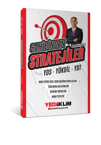 Yediiklim YDS YÖKDİL YDT Sahibinden Stratejiler Yediiklim Yayınları Yediiklim YDS YÖKDİL YDT Sahibinden Stratejiler Yediiklim Yayınları