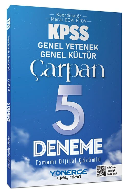 Yönerge KPSS Genel Yetenek Genel Kültür Çarpan 5 Deneme Çözümlü Yönerge Yayınları Yönerge KPSS Genel Yetenek Genel Kültür Çarpan 5 Deneme Çözümlü Yönerge Yayınları