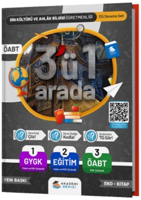 ÖABT Din Kültürü Öğretmenliği 3 lü Deneme Akademi Denizi Yayınları