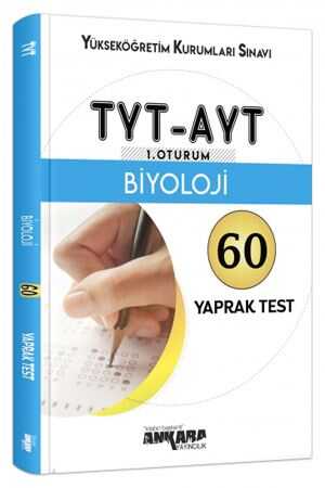 TYT - AYT ORTAK Biyoloji Yaprak Test Ankara Yayıncılık