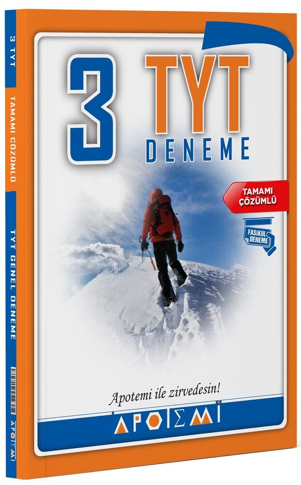 TYT 3lü Deneme Sınavı Apotemi Yayınları
