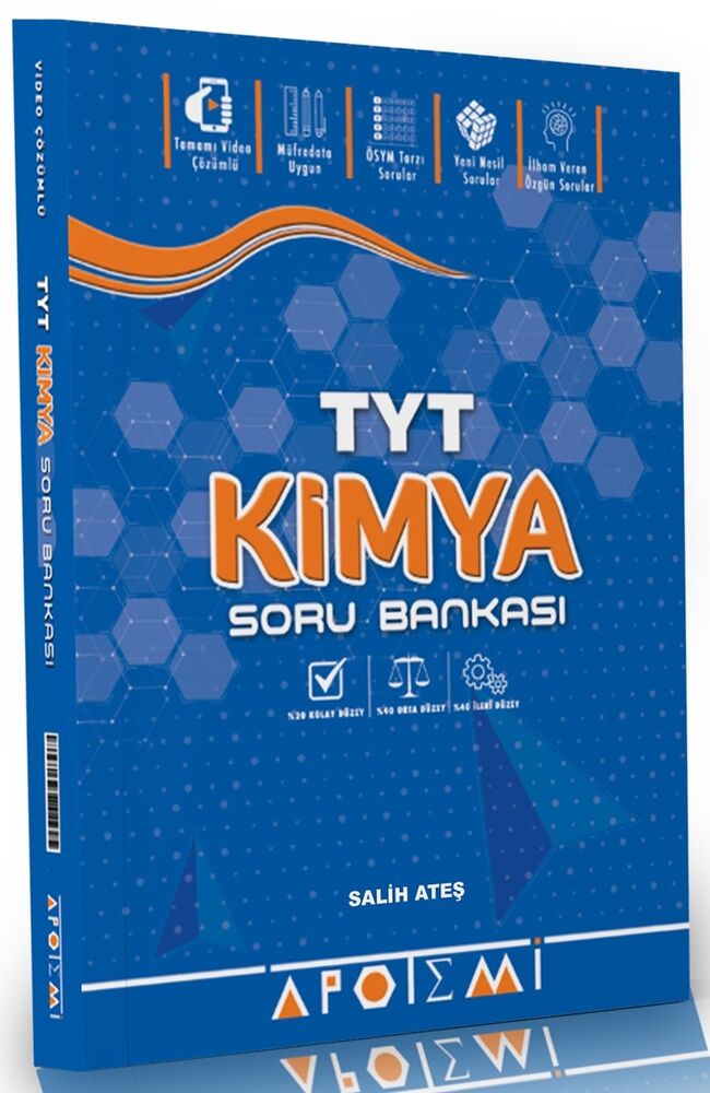 TYT Kimya Soru Bankası Apotemi Yayınları