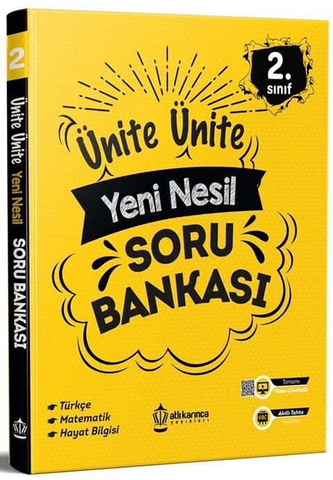 2.Sınıf Ünite Yeni NesilL Soru Bankası Atlı Karınca Yayınları