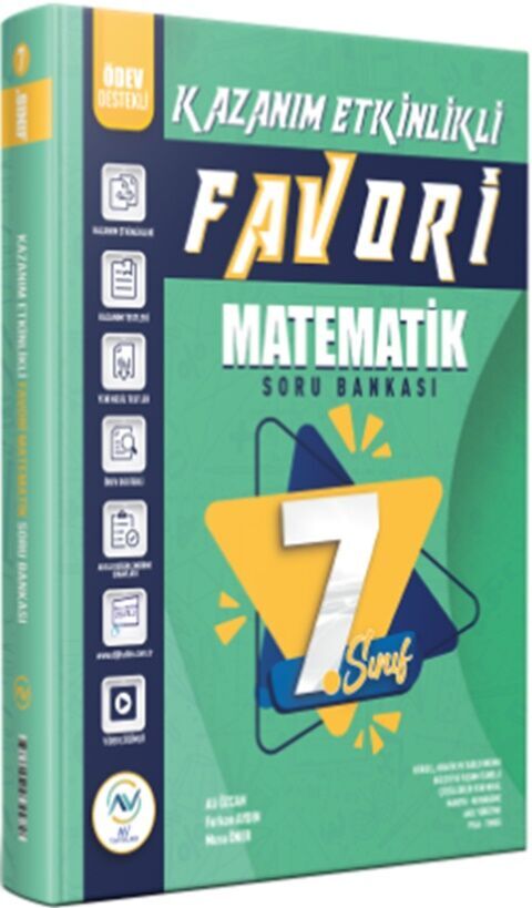 7. Sınıf Matematik Favori Serisi Kazanım Etkinlikli Soru Bankası Av Yayınları