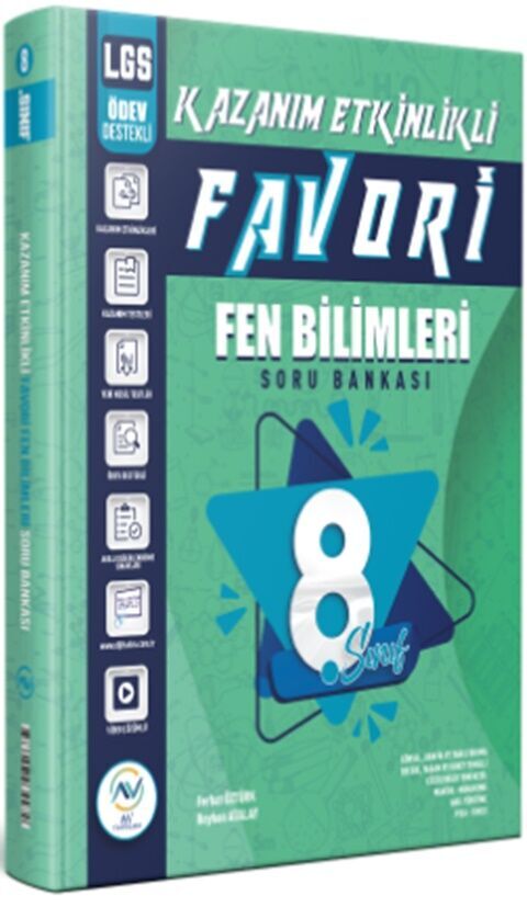 8. Sınıf Fen Bilimleri Favori Serisi Kazanım Etkinlikli Soru Bankası Av Yayınları