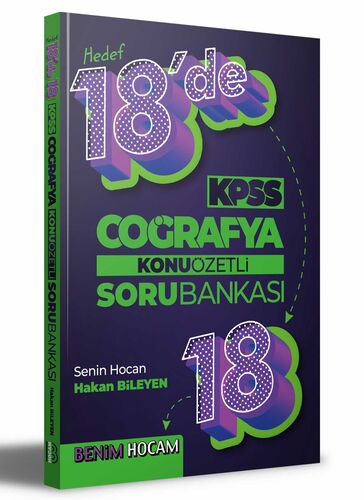 KPSS Coğrafya 18'de 18 Konu Özetli Soru Bankası Benim Hocam Yayıncılık
