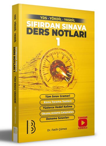 YDS - YÖKDİL - YKSDİL Sıfırdan Sınava Ders Notları 1 Benim Hocam Yayıncılık