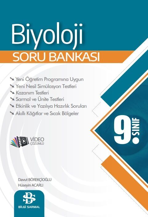 9. Sınıf Biyoloji Soru Bankası Bilgi Sarmal Yayınları