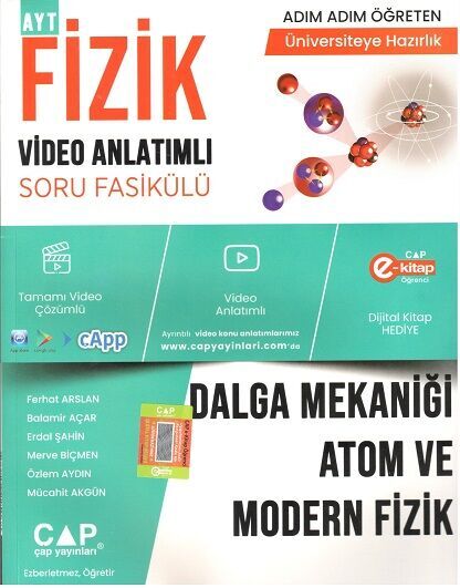 Fizik Dalga Mekaniği Atom ve Modern Fizik Konu Anlatımlı Soru Bankası Çap Yayınları