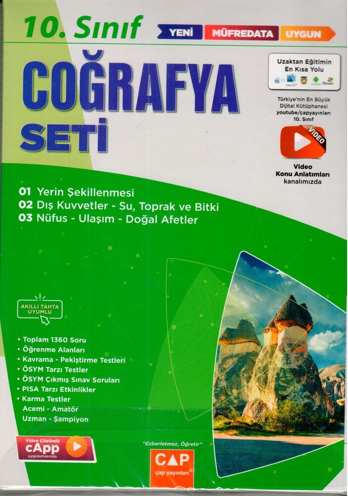 10. Sınıf Coğrafya Anadolu Seti Çap Yayınları