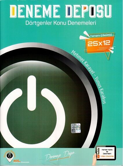 TYT Deneme Deposu Dörtgenler Deneme Sınavı  Deneme Deposu Yayınları