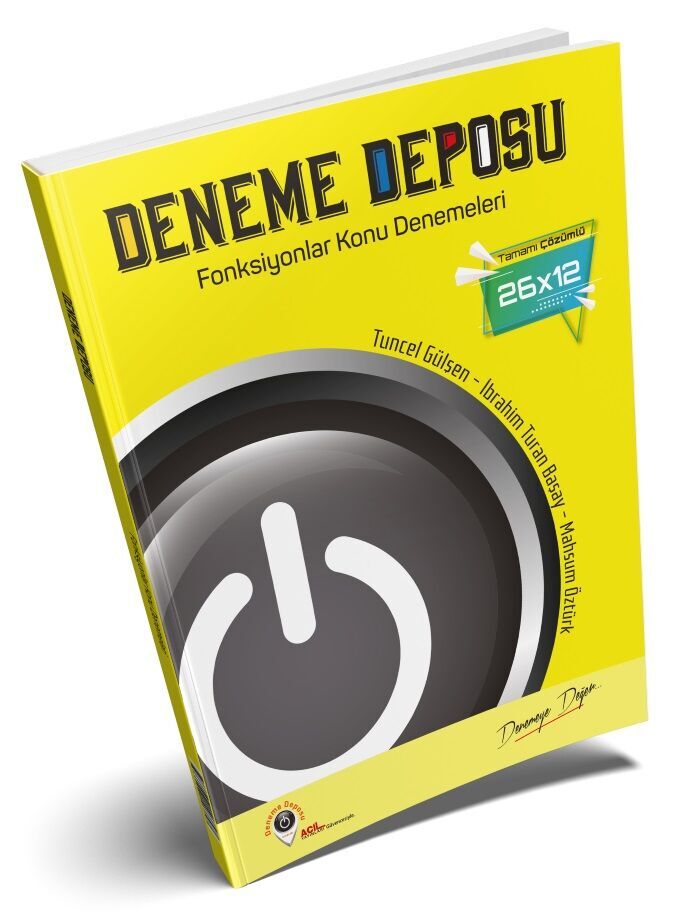 TYT Deneme Deposu Fonksiyonlar Deneme Sınavı  Deneme Deposu Yayınları