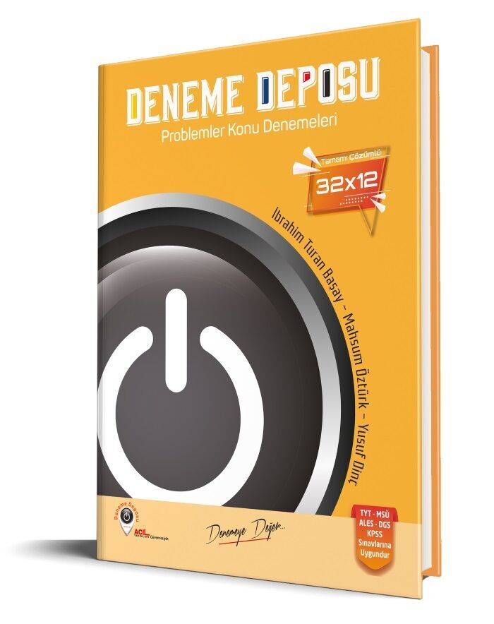 TYT Deneme Deposu Problemler Deneme Sınavı  Deneme Deposu Yayınları