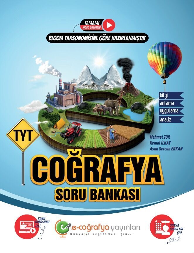 TYT Coğrafya Soru Bankası E-Hoca Yayınları