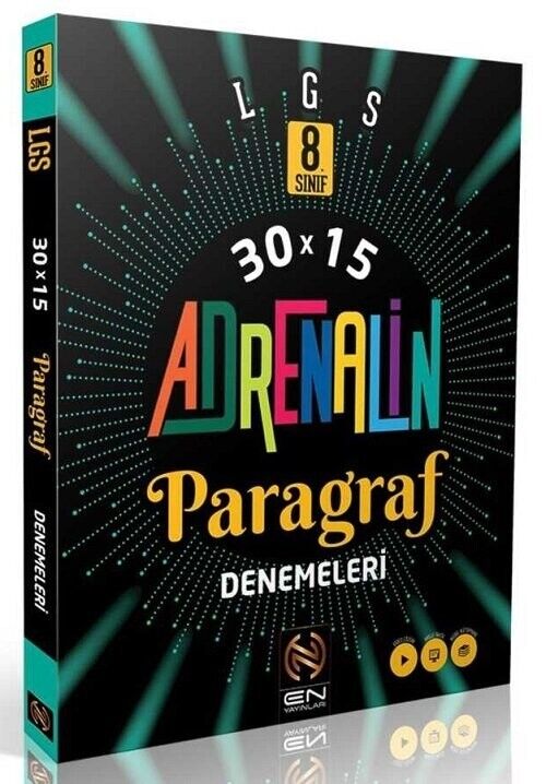 8. Sınıf LGS ADRENALİN 30 x 15 Paragraf Deneme Sınavı En Yayınları