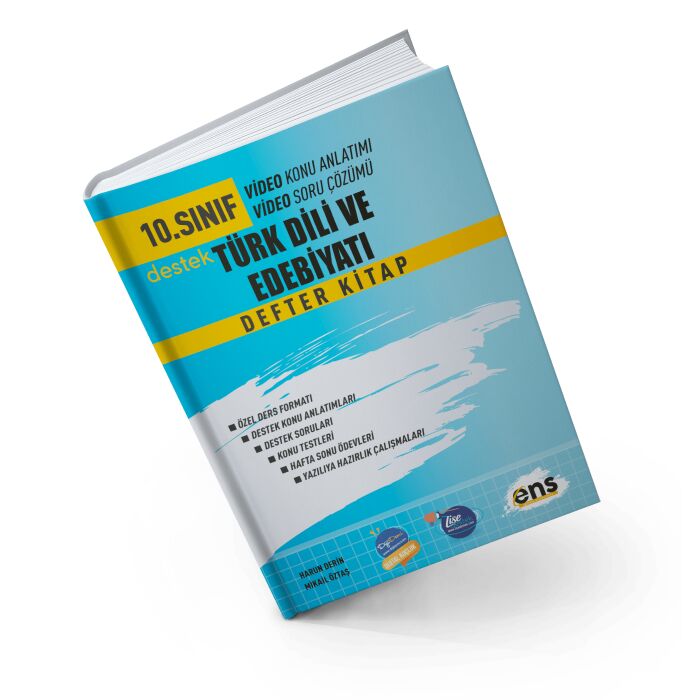 10. Sınıf Türk Dili ve Edebiyatı Defter Kitap ENS Yayınları