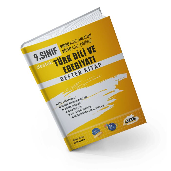 9. Sınıf Edebiyat Defter Kitap ENS Yayınları