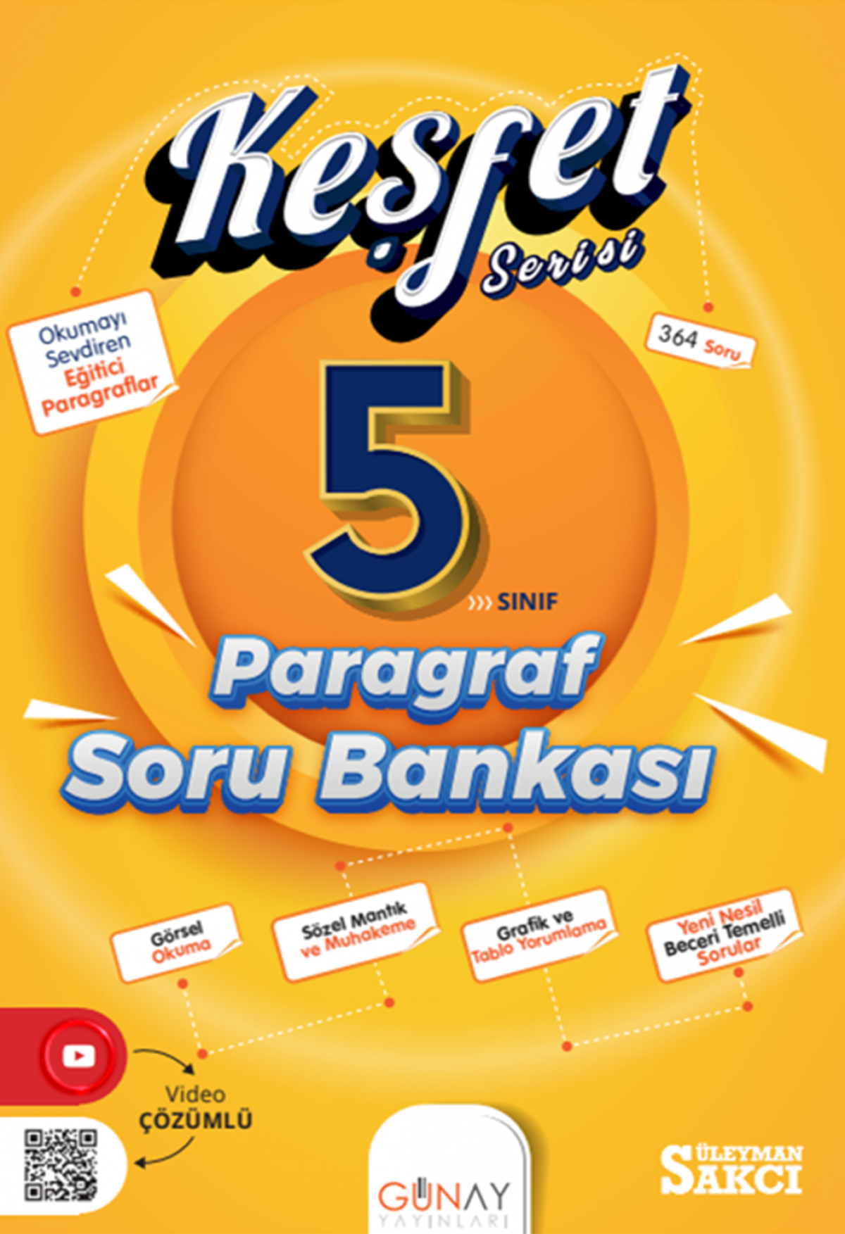 5. Sınıf Keşfet Paragraf Soru Bankası Günay Yayınları