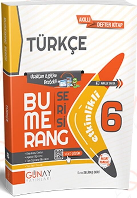 6.Sınıf Bumerang Etkinlikli Türkçe Günay Yayınları