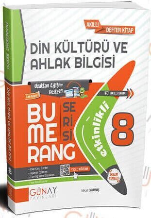 8.Sınıf Bumerang Etkinlikli  Din Kültürü ve Ahlak Bilgisi  Günay Yayınları