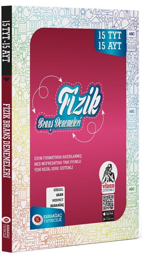 2023 TYT-AYT Fizik Branş Denemeleri Karaağaç Yayınları