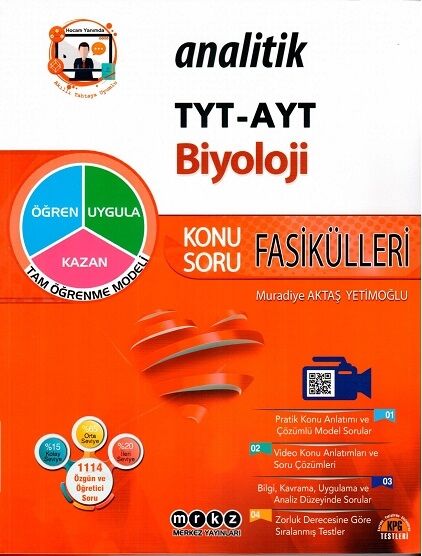 TYT AYT Analitik Biyoloji Konu Soru Fasikülleri Merkez Yayınları