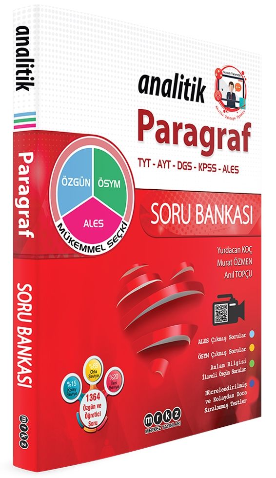 TYT AYT DGS KPSS ALES Paragraf Analitik Soru Bankası Merkez Yayınları