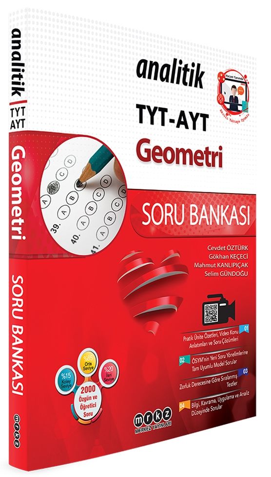 TYT AYT Geometri Analitik Soru Bankası Merkez Yayınları