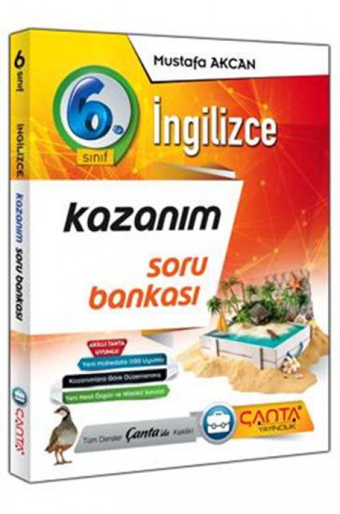 6.Sınıf Kazanım İngilizce Soru Bankası Çanta Yayınları