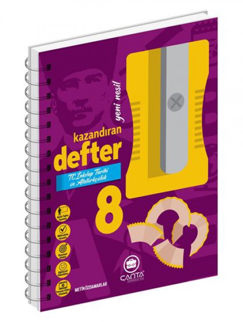 8.Sınıf Tc.İnkılap Tarihi ve Atatürkçülük Kazandıran Defter Çanta Yayınları