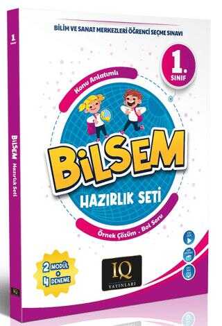 1. Sınıf Bilsem Hazırlık Seti IQ Yayınları