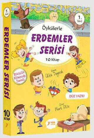 1. Sınıf Öykülerle Erdemler Serisi Seti 10 Kitap Takım Yuva Yayınları