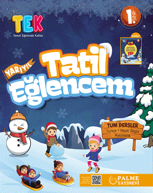 1. Sınıf TEK Yarı Yıl Tatil Eğlencem Palme Yayınları