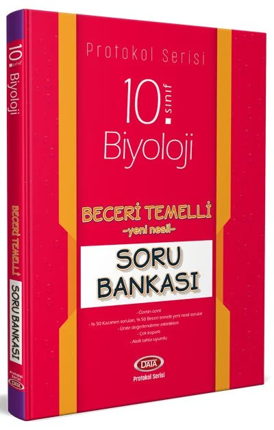 10. Sınıf Biyoloji Beceri Temelli Soru Bankası Protokol Serisi Data Yayınları