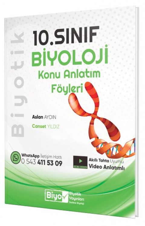 10. Sınıf Biyoloji Konu Anlatım Föyleri Biyotik Yayınları
