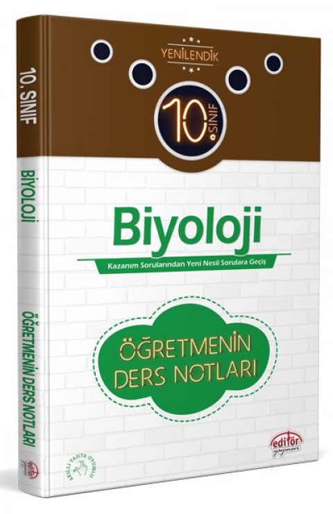 10. Sınıf Biyoloji Öğretmenin Ders Notları Editör Yayınları