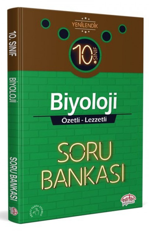 10. Sınıf Biyoloji Özetli Lezzetli Soru Bankası Editör Yayınları